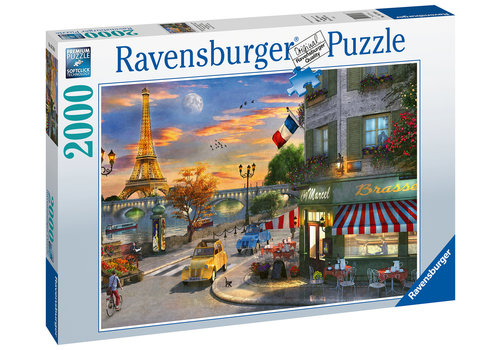  Ravensburger Romantische avond in Parijs - 2000 stukjes 