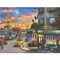 thumb-Romantic evening in Paris - puzzle of 2000 pieces-2