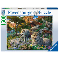 thumb-Pack of wolves - puzzle of 1500 pieces-1