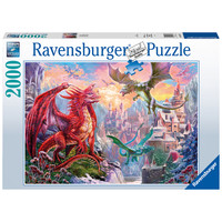 thumb-Le pays des dragons - puzzle de 2000 pièces-1