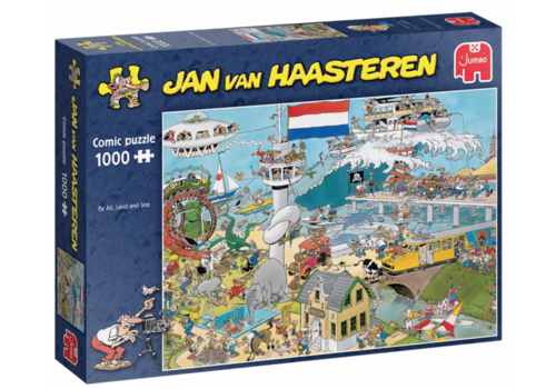  Jumbo By Air, Land and Sea - Jan van Haasteren - 1000 pieces 