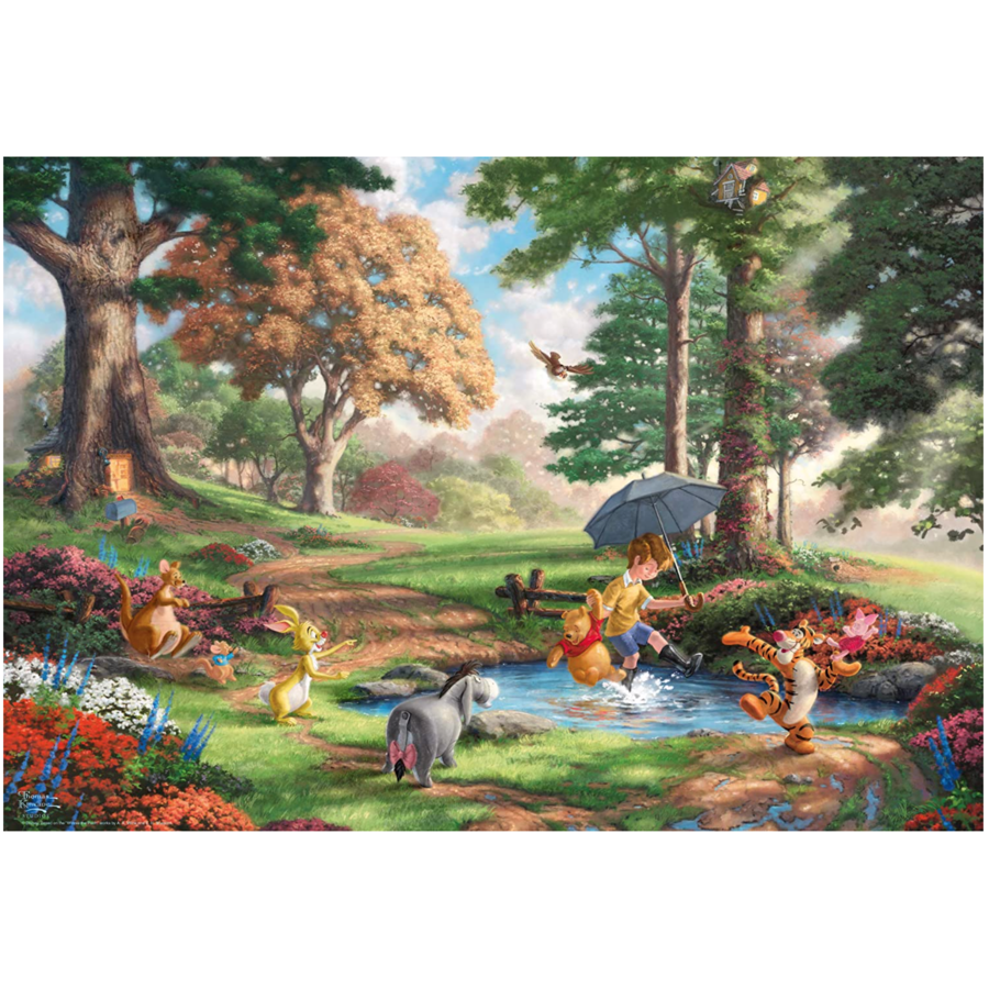 Winnie de Poeh - Thomas Kinkade - puzzel van 1000 stukjes-2