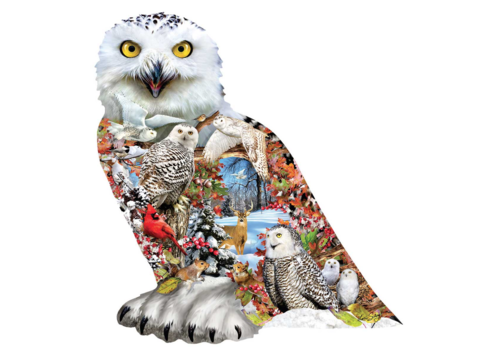  SUNSOUT Snowy Owl - 650 pieces 