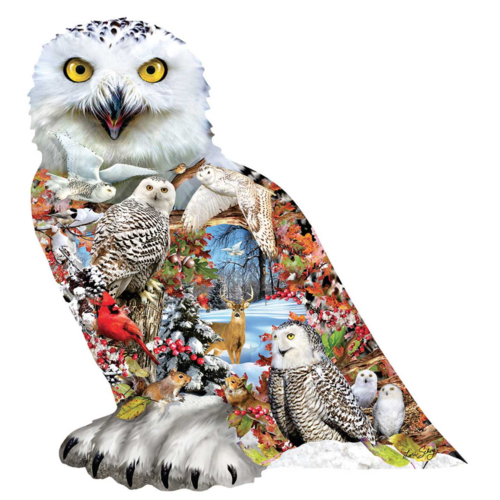  SUNSOUT Snowy Owl - 650 pieces 