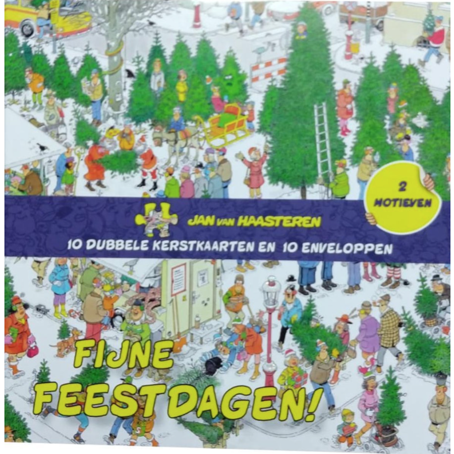 10  Christmas cards - Jan van Haasteren - Box version 4-2