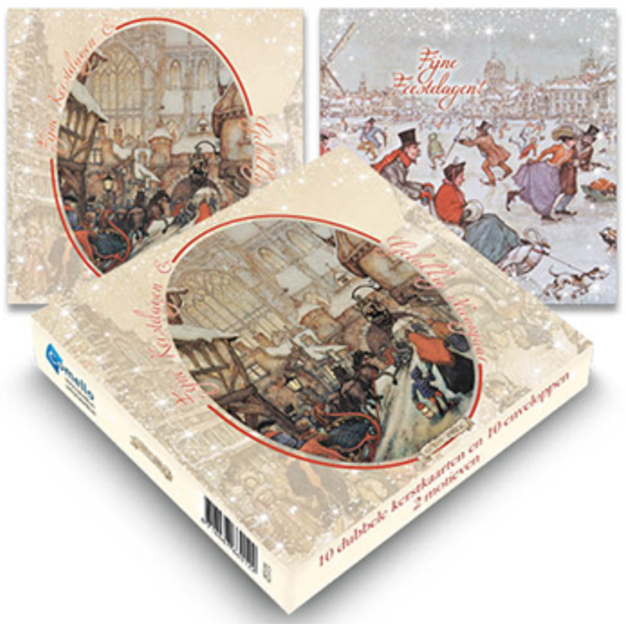 10 Cartes de Noël -  Anton Pieck  - Boîte version 3-1