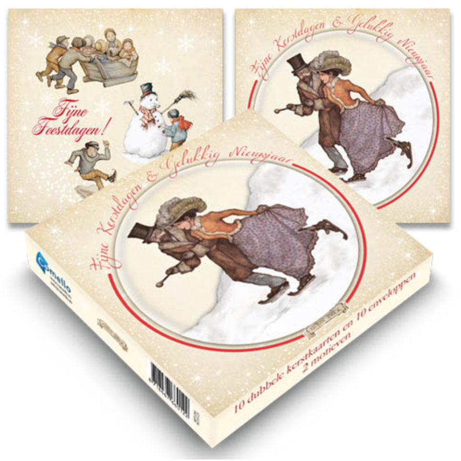 10  Christmas cards - Anton Pieck  - Box version 7-1