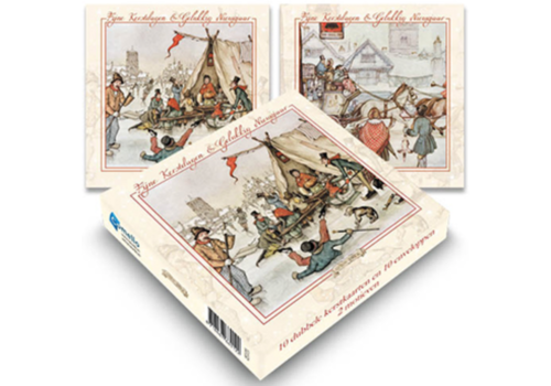  Comello  10 Cartes de Noël -  Anton Pieck - Boîte version 2 