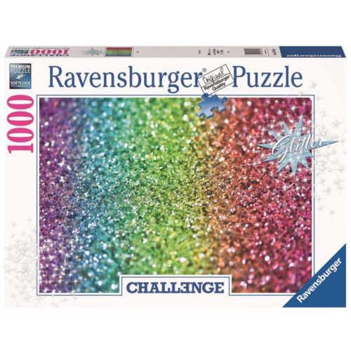  Ravensburger Rainbow Glitter - Challenge - 1000 pieces 