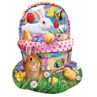 Bunny's Easter Basket   - jigsaw puzzle of 1000 pieces