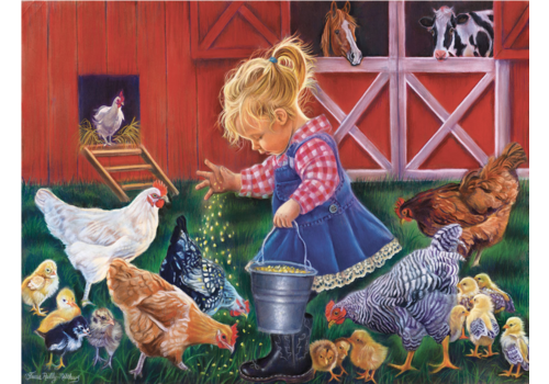  SUNSOUT Little Farm Girl - 500 XL pieces 