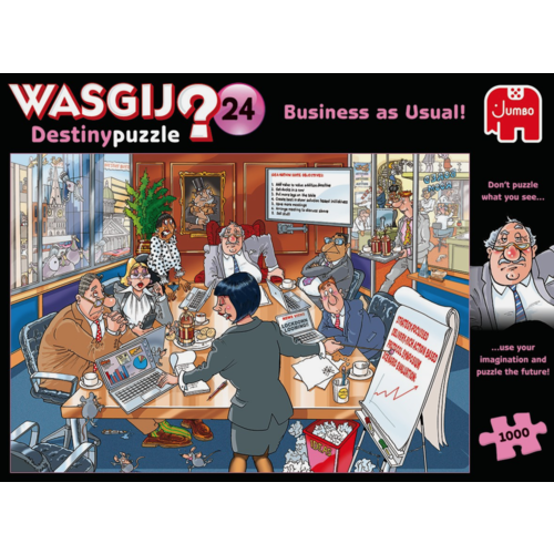  Jumbo Wasgij Destiny 24 - Business as Usual - 1000 pieces 