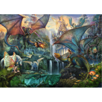 thumb-Forêt de dragons - puzzle de 9000 pièces-1
