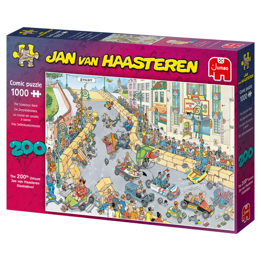 De Zeepkistenrace -  Jan van Haasteren - puzzel van 1000 stukjes-2