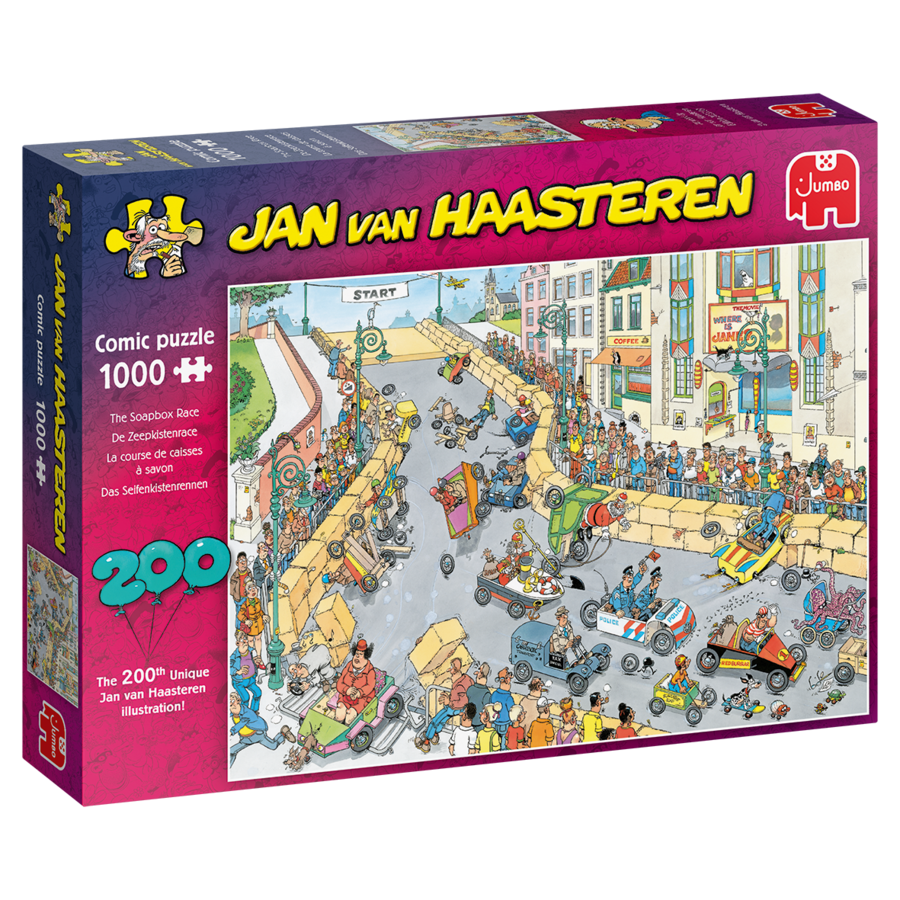De Zeepkistenrace -  Jan van Haasteren - puzzel van 1000 stukjes-4