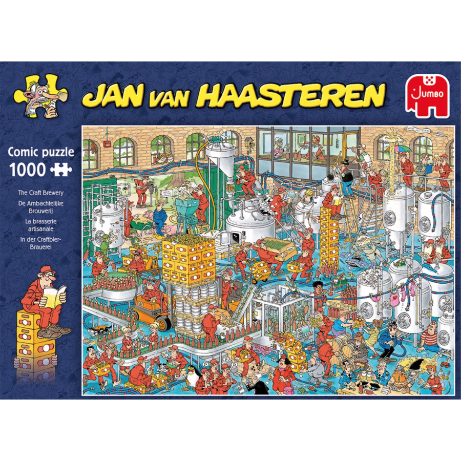 Brasserie artisanale  - Jan van Haasteren - puzzle de 1000 pièces-1