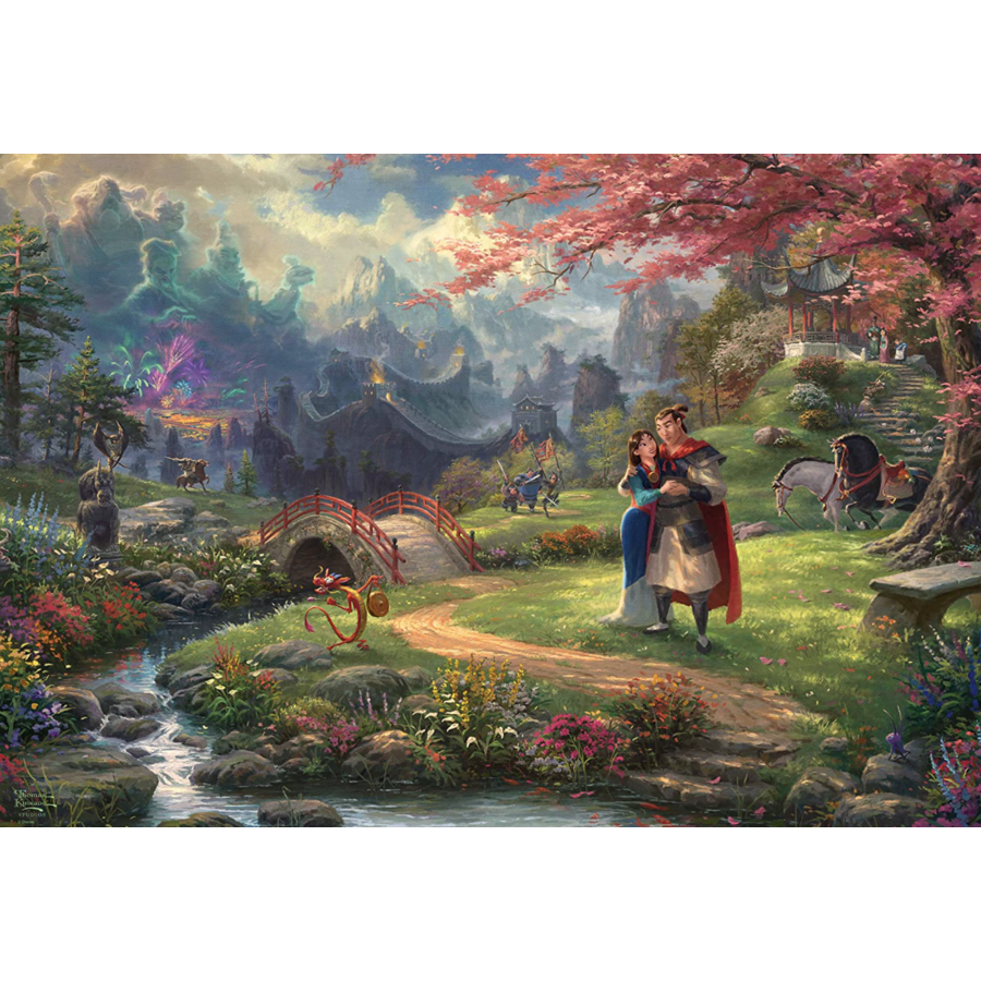 Mulan - - Thomas Kinkade - puzzel van 1000 stukjes-2