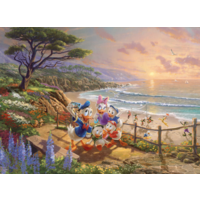 thumb-Donald et Daisy - Thomas Kinkade - puzzle de 1000 pièces-2