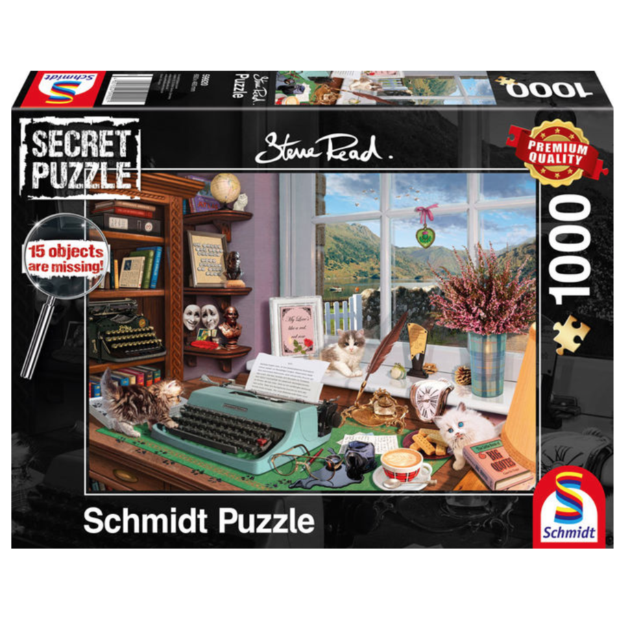 At the writing table 15 hidden objects! - 1000 pieces-1