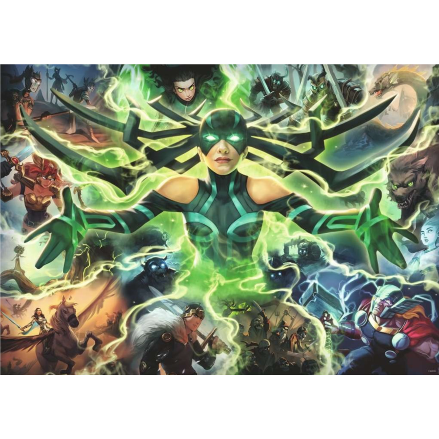 Villainous Hela - puzzle de 1000 pièces-2