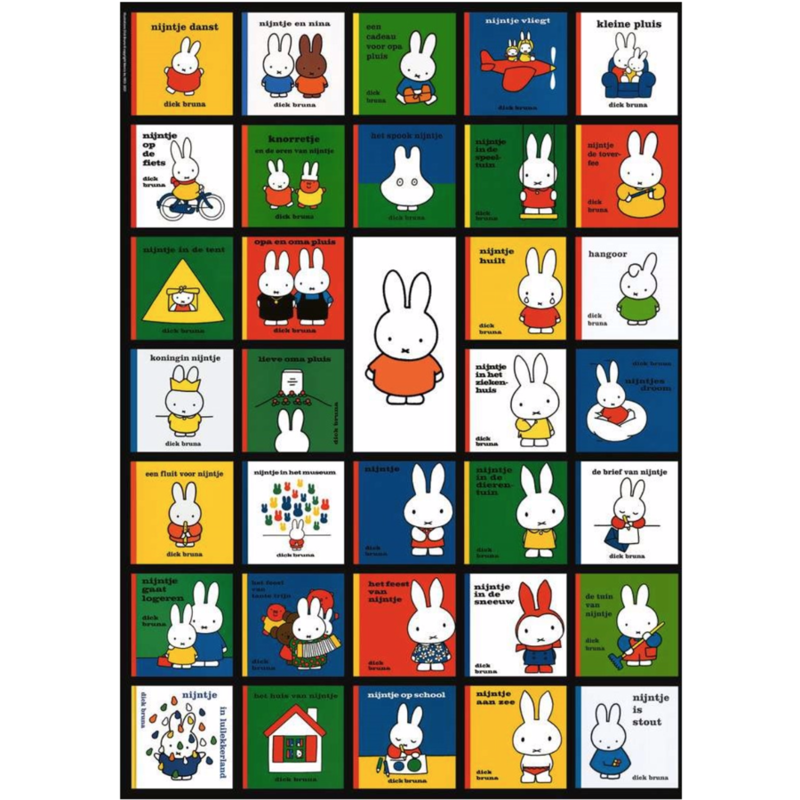 Miffy's Bookcovers - puzzle of 1000 pieces-2
