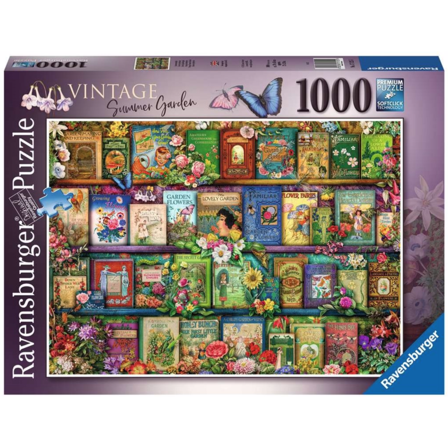 Vintage Summer Garden - puzzel van  1000 stukjes-1