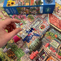 thumb-La vie dans le jardin familial  - puzzle de 1000 pièces-3