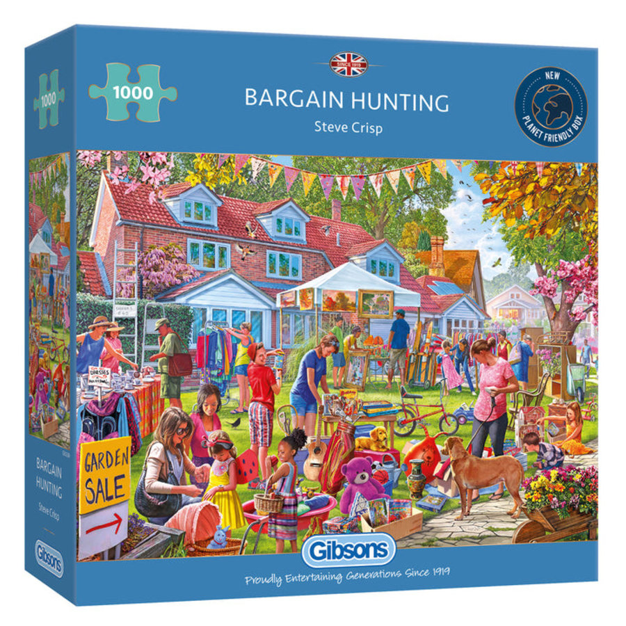 Bargain hunting - jigsaw puzzle of 1000 pieces-1