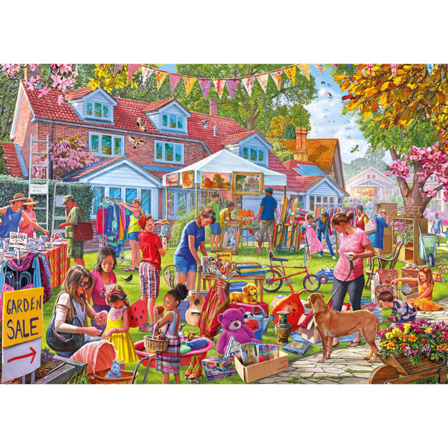 Bargain hunting - jigsaw puzzle of 1000 pieces-2