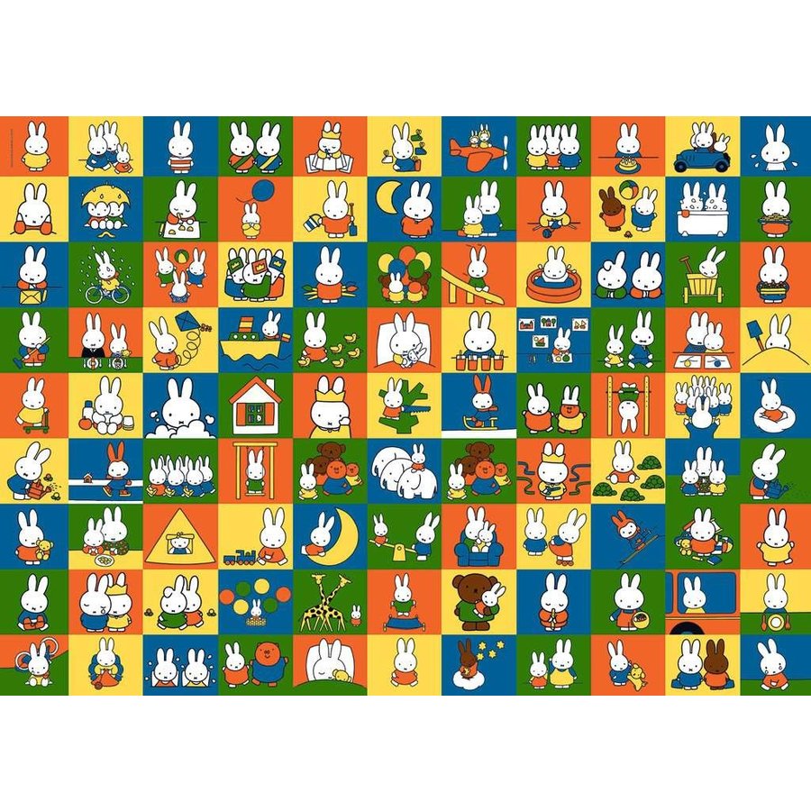 99 Miffy's - puzzle of 1000 pieces-2