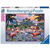 Ravensburger Pink Flamingos  - puzzle of 1000 pieces