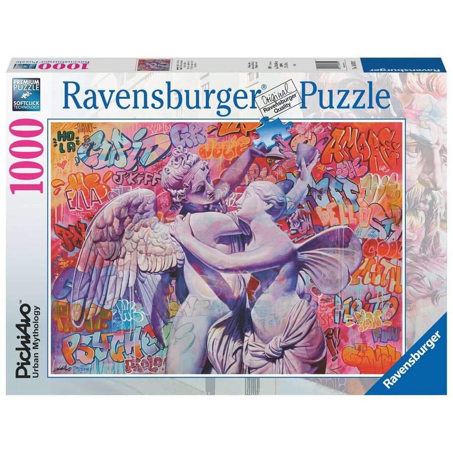 Cupid and Psyche in Love  - puzzle of 1000 pieces-1