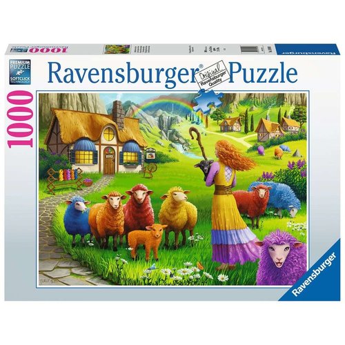  Ravensburger The Happy Sheep Yarn Shop - 1000 pièces 