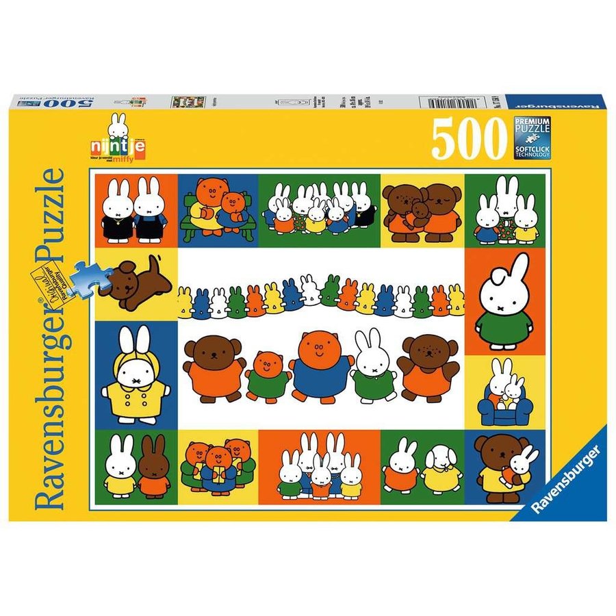 Miffy Portraits - jigsaw puzzle of 500 pieces-1