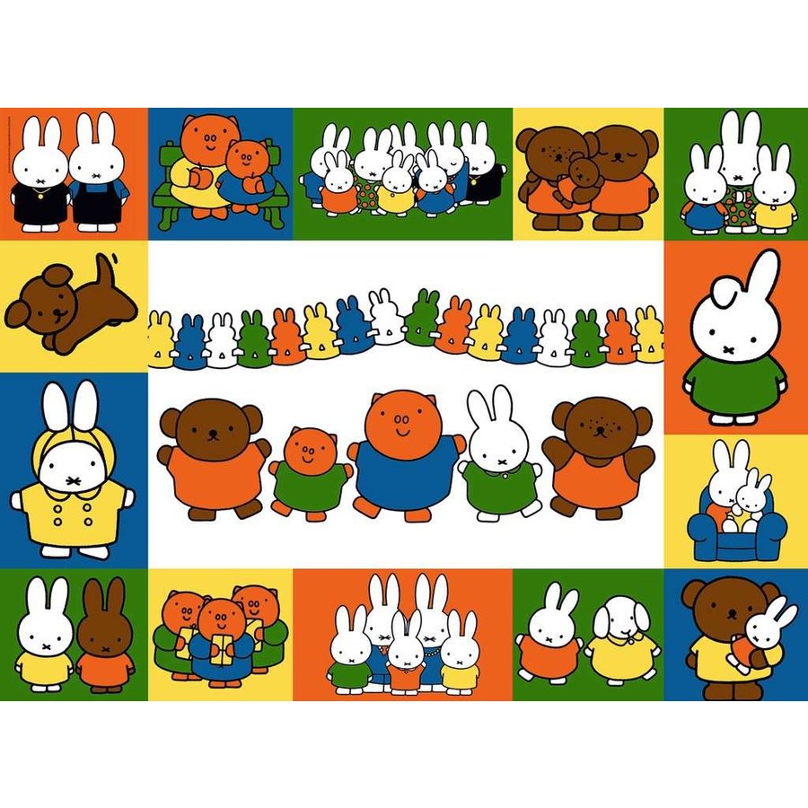 Miffy Portraits - jigsaw puzzle of 500 pieces-2