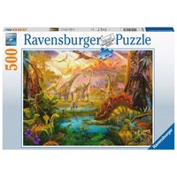 thumb-Land of the Dinosaurs - jigsaw puzzle of 500 pieces-1