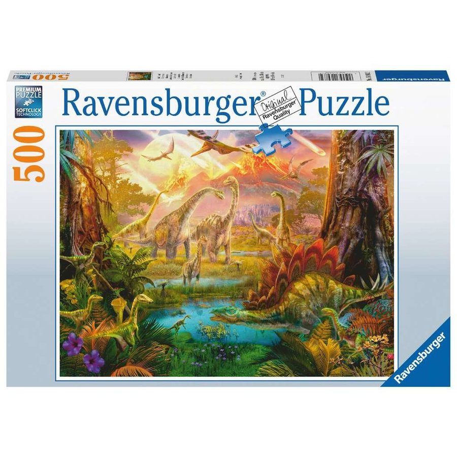 La terre des dinosaures - puzzle de 500 pièces-1