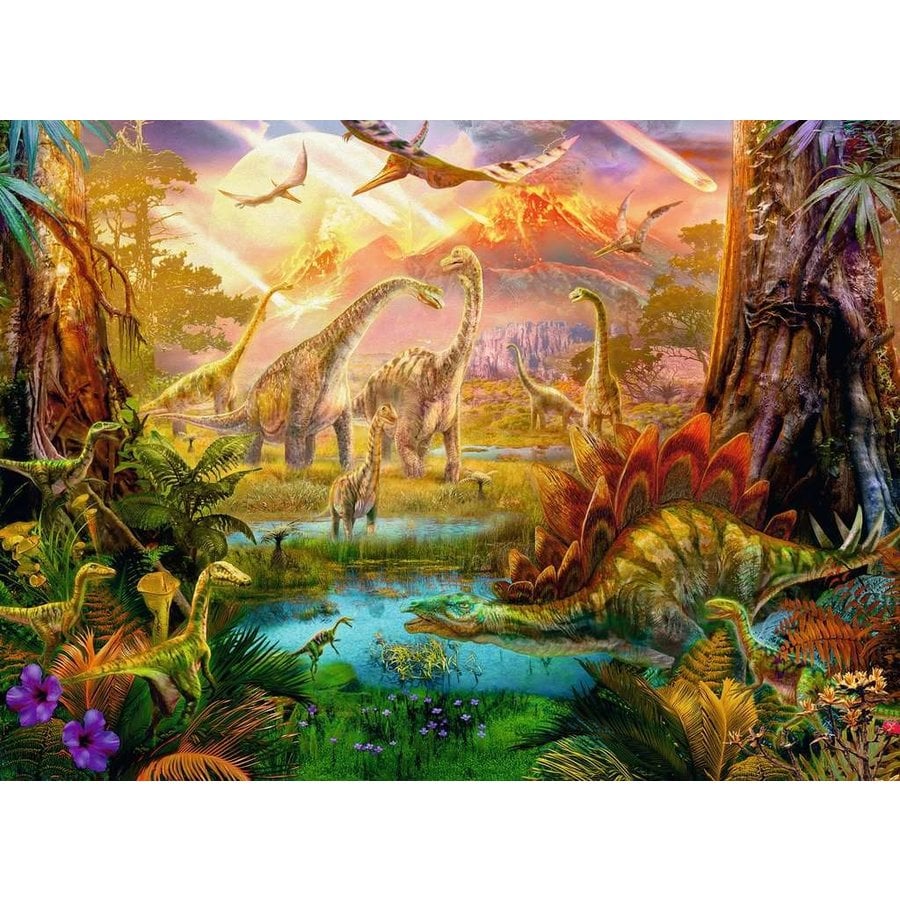 Land of the Dinosaurs - jigsaw puzzle of 500 pieces-2