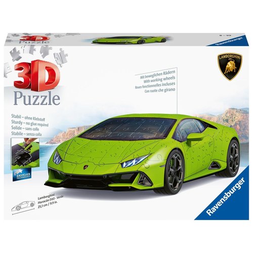  Ravensburger Lamborghini Huracán Evo Verde - 108 pièces 