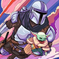 thumb-Mandalorian: Baby Yoda Grogu Moments - 3 puzzles de 49 pièces-4