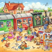 thumb-Holiday in the countryside - 3 puzzles of 49 pieces-3