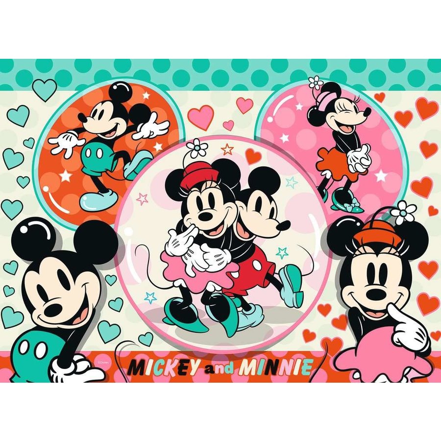 Mickey & Minnie, a dream couple  - puzzle of 150 pieces-2