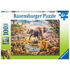 Ravensburger Afrikaanse savanne - puzzel van 100 stukjes