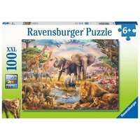 thumb-Savane africaine - puzzle de 100 pièces-1