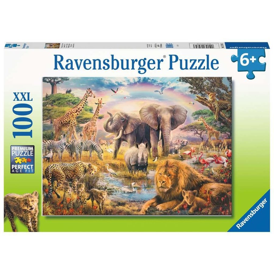 African savanna - puzzle of 100 pieces-1