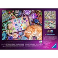 thumb-Tevreden kat - puzzel van 500 stukjes-3