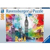 Ravensburger Carte postale de Londres - puzzle de 500 pièces