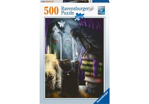  Ravensburger Chat Noir et Corbeau - 500 pièces 