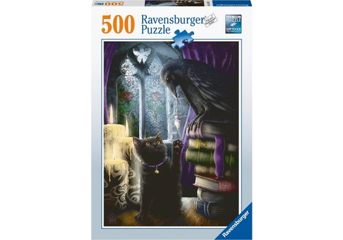 Puzzle 500 pièces : Chaton dans la prairie - Ravensburger - Rue