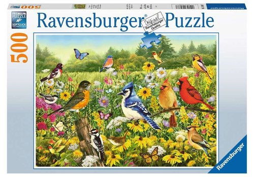  Ravensburger Oiseaux dans la prairie - 500 pièces 